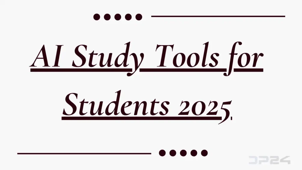 AI Study Tools for Students