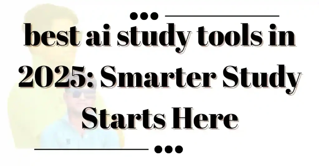 best ai study tools