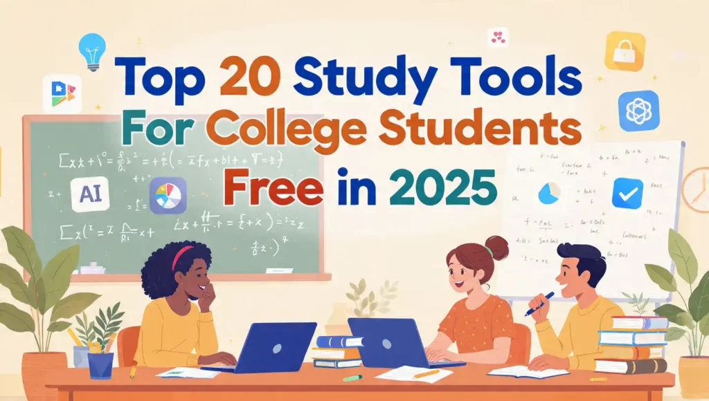 Top 20 Study Tools for College Students Free in 2025