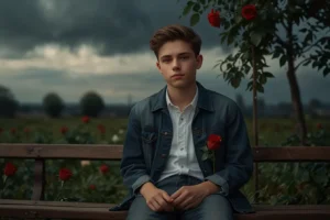 Gemini AI Photo Prompt Copy-Paste Trending Boy with Rose